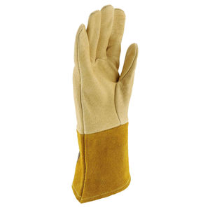 Guantes de Soldadura Ligeros de Cuero, Duraderos, Resistentes, Cómodos, Diseño Personalizado, Talla Única, Material de Primera Calidad, Guantes de Seguridad de Tendencia - Product Image 3