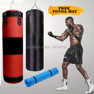 Sac de frappe en PU robuste pour l'entraînement au kickboxing et au MMA - Product Image 1