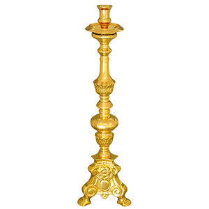 Chandelier d'autel |   Support à bougies traditionnel en laiton pour églises et temples - DOUBLE VEE EXPORTS - Product Image 1