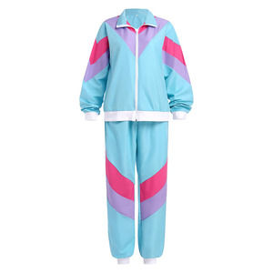 Chándal Deportivo para Mujer con Bloques de Color, Manga Larga, Cuello Camisero, Cierre de Cremallera, Bolsillos Laterales, Transpirable, para Primavera - Product Image 4