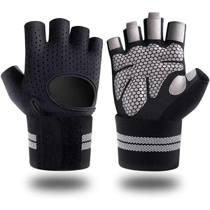 Gants de musculation avec protection complète de la paume, grip renforcé, rembourrés, avec support intégré pour le poignet, pour entraînement intensif - Product Image 6
