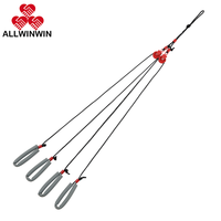 Poulie d'épaule ALLWINWIN SHP12 - Exercice pour les mains et les jambes avec poignée en mousse pour porte, thérapie physique des bras