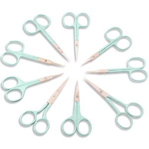 Tijeras de manicura rusas súper delgadas, hoja curva extra fina, Punta puntiaguda, cuidado de belleza profesional, tijeras para cutículas - Product Image 3