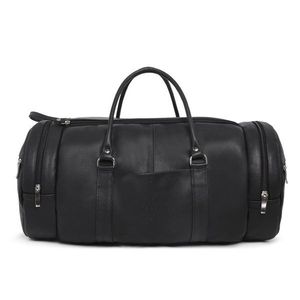 Sac de voyage en cuir imperméable de style nouveau, couleur unique, sac à dos de sport d'extérieur, sac de voyage en cuir tendance à vendre - Product Image 5