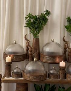 Luxury Modern Stainless Steel Dome Serving Casserole Tray Set Cloche Covers Premium Food Warmer Buffet Presentation Majlis - Product Image 3