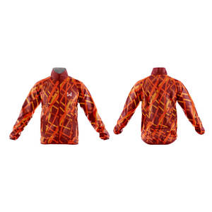 Survêtement personnalisé zippé en nylon pour homme, veste de sport sublimée, coupe-vent pour la course, l'entraînement et la gym - Product Image 3