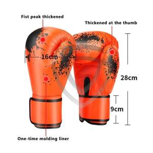 Gants de boxe en cuir personnalisés avec étiquette privée, extensibles, professionnels, OEM, pour entraînement, kick-boxing, MMA - Product Image 2