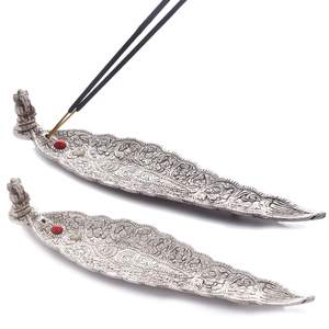 ที่วางธูปโลหะแบบคลาสสิก พร้อมที่ดักขี้เถ้า งานแฮนด์เมด สำหรับวัด โรงแรม และงานเทศกาล - Product Image 6