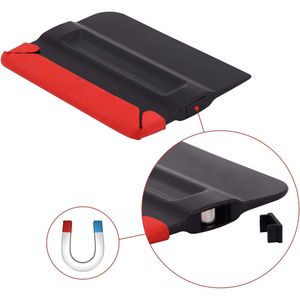 Set di 3 Raschietti in Vinile da 4 Pollici con Magnete Integrato e Bordo Ammortizzato, Strumento Applicatore per Decalcomanie Auto - Product Image 3