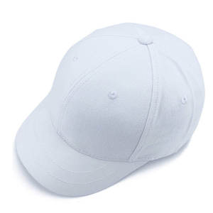 Custom White 6-Panel Baseball <b>Cap</b> Unisex Fitted Canvas Casual Solid Color Children's <b>Hat</b> Four Seasons Wear Embroidery Silk - Product Image 5
