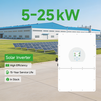 Kit Système Solaire Hybride Haute Tension 25kW avec Panneaux Solaires, Batterie et Onduleur – Système Complet de Stockage d'Énergie pour Usage Commercial