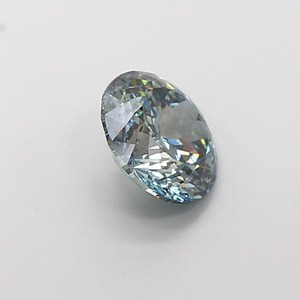 Diamant de laboratoire CVD de 1,06 carat, taille portugaise, couleur vert-bleu intense fantaisie, clarté VS1, polissage excellent, luxe premium - Product Image 4
