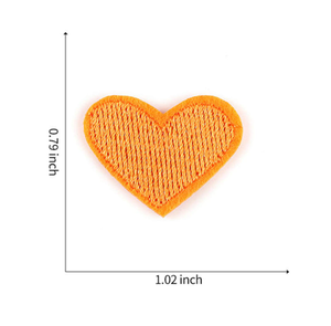 Parches Bordados de Corazones Pequeños de Excelente Calidad, Personalizados, Termoadhesivos / Para Coser, Paquete Surtido de 10 Colores, para Chaquetas y Bolsos DIY - Product Image 5