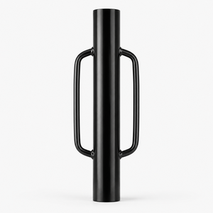Martillo manual de acero negro de alta resistencia para clavar postes de cerca, con doble mango, para instalación de cercas en granjas y jardines - Product Image 1
