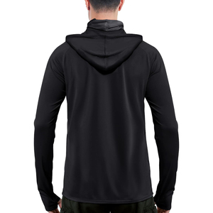 Camiseta de Pesca 2026 Nueva Unisex Amarilla de Manga Larga con Capucha, Protección Solar UPF 50, Transpirable, de Secado Rápido, Anti-UV, Color Sólido - Product Image 4