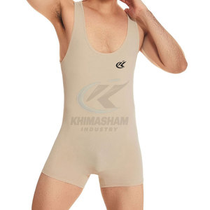 Vente en gros de maillots de lutte personnalisés de haute qualité en spandex/polyester 220g, séchage rapide, légers, pour la vente en ligne - Product Image 3