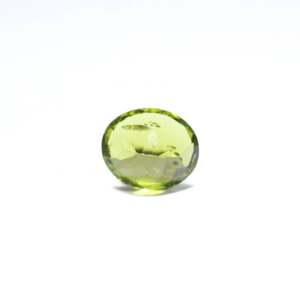 Natural Faceted Peridot Gemstone 5.83 Carat 6mm for Fine Jewelry IGI Certified - Product Image 2