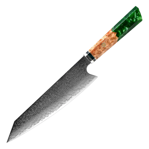 Custom Logo Damascus Steel Chef <b>Knife</b> Razor <b>Sharp</b> Wooden Handle Professional <b>Kitchen</b> <b>Knife</b> OEM ODM - Product Image 1