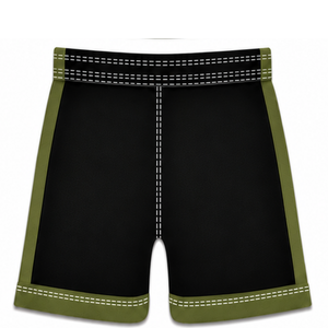 Ensemble short et maillot de football vert olive – Tenue de performance athlétique pour équipe, vêtements d'entraînement, vêtements de sport - Product Image 6