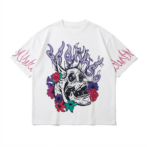 เสื้อยืดพิมพ์ลายกราฟิกผ้าเจอร์ซีย์คอตตอน 100% แบบสั่งทำพิเศษ สไตล์วินเทจสุดเทรนดี้ แขนสั้น สำหรับทุกเพศ ใส่สบายในฤดูร้อน - Product Image 1