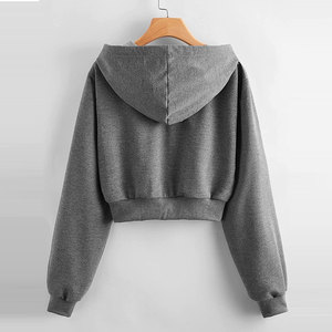 Sudadera con capucha corta tie-dye para mujer, de manga larga, informal, de poliéster, para primavera, venta al por mayor - Product Image 1