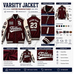 Chaquetas Varsity para Hombre de Diseño Personalizado Nuevo 2024-25, Chaquetas Varsity al por Mayor de Alta Calidad, Chaqueta Varsity de Alta Calidad - Product Image 6