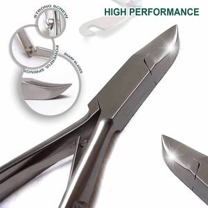 กรรไกรตัดเล็บสแตนเลส 12.5 มม. ปากเฉียง ปลายแหลม ทนทาน พร้อมกล่องพลาสติก - Product Image 6