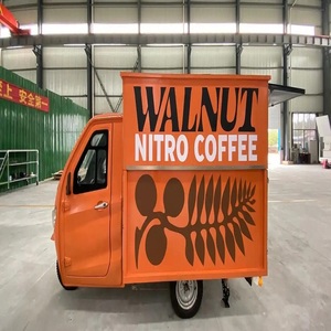 Electric Three Wheel Food Vending Tricycle Mobile Concession Stand <b>Trailer</b> Modern Street Business Cart For Outdoor Catering - Product Image 2