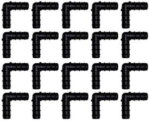 16mm 20mm Black Poly Pipe Fittings Eco Friendly <b>Quick</b> <b>Connector</b> Drip Elbow Customized Agricultural Irrigation Garden Supply - Product Image 3