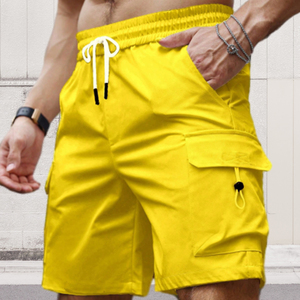 Shorts Cargo Homme 100% Coton Teint Uni Style Décontracté – Meilleur Prix Fabricant Pakistanais – Faible MOQ - Product Image 2