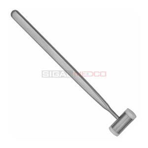 Marteau chirurgical orthopédique allemand en acier inoxydable à manche simple, 7 pouces, avec têtes en nylon remplaçables, pour usage dentaire - Product Image 4