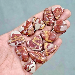 Lote de cabujones de jaspe natural Noreena, lote de piedras preciosas de jaspe para la fabricación de joyas, tamaño libre, venta al por mayor. - Product Image 3