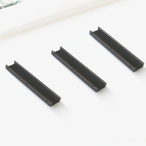 ODM Modern Minimalist Aluminum Alloy Edge <b>Pull</b> Cabinetry Handles for Kitchen Cabinet Cupboard Bathroom <b>Drawer</b> Furniture Hardware - Product Image 4