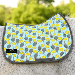 Almohadillas de Montura para Caballo de Alta Calidad con Sublimación de Raqueta, Excelente Calidad, para Sueños Ecuestres, Uso Multiusos - Product Image 1