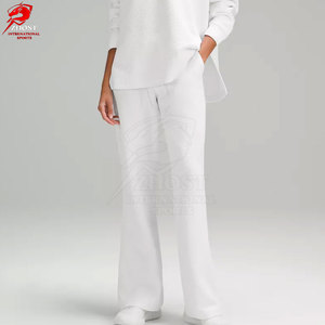 Custom Urban Fashion Comfortable <b>Stretch</b> Waist Women Flare Track Pants For Stylish Daily Outfit And Travel Activities - Product Image 2