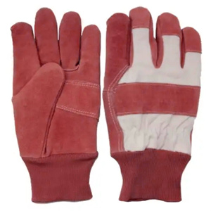 Gants de conduite d'hiver haute visibilité en cuir, certifiés CE, en cuir de vachette pleine fleur renforcé, protection industrielle des mains - Product Image 3