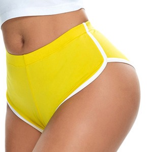 High Waist Women's <b>Booty</b> Shorts Stylish Clubwear Best Selling Custom Fabric 100% Cotton Eco-Friendly Quick Dry Breathable - Product Image 2