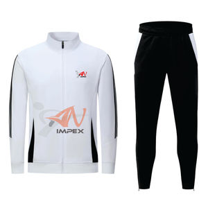 Personaliza tu Logotipo en Trajes Deportivos de Fútbol, Chaqueta Blanca de Fútbol - Product Image 1