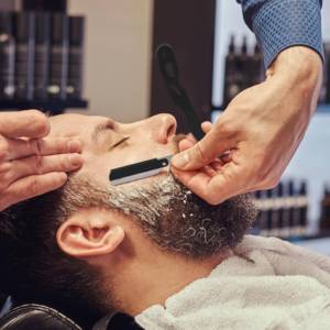 New Arrival Hot Sale Stainless Steel <b>Straight</b> Razor OEM Service Custom Logo Wholesale MOQ Barber Shavette Foldable Blade Tool - Product Image 6