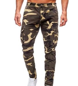Pantalones Cargo para Hombre OEM, Casuales, con Múltiples Bolsillos, Talla Grande, de Lona, Ecológicos, de Secado Rápido, Directo de Fábrica - Product Image 1