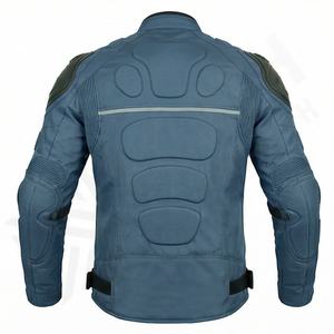 Veste de moto en cuir véritable pour homme de qualité supérieure, nouvelle arrivée, vestes de moto d'hiver, protections amovibles, personnalisables - Product Image 2