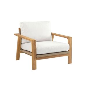 Conjunto de Sofá de Jardín de Teca Moderno y Duradero para Exteriores, Muebles de Patio de Dos Plazas con Cojines para Apartamento y Villa - Product Image 3
