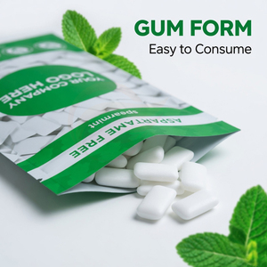 Suministro Directo de Fábrica, Goma de Mascar de Xilitol con Sabor a Hierbabuena, Apta para Veganos, Proveedor OEM - Product Image 3