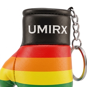 Rainbow Pride Mini <b>Boxing</b> Glove Keychain Pride Flag Lightweight PU Leather <b>Boxing</b> Gloves Key Ring <b>Gift</b> Bag Charm Pride Month - Product Image 2