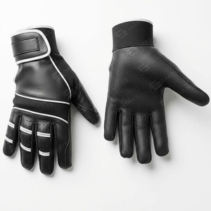 Premium Quality Genuine Cowhide Leather Catcher Baseball Batting Gloves Right-Handed Short Cuff Customized Design Non-Slip - Product Image 1