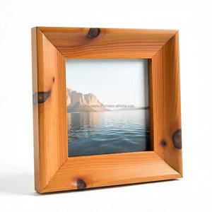 Cadre photo en bois écologique fabriqué en bois d'acacia, parfait pour la décoration de table à la maison, les intérieurs de bureau et les cadeaux - Product Image 1