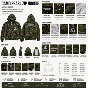 Sudadera con Capucha de Moda, Estilo Urbano, Personalizada de Fábrica, de Alta Calidad, con Perlas y Diamantes de Imitación, Hombros Caídos y Cierre de Cremallera - Product Image 6