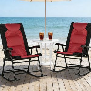 Sedie a dondolo da esterno per il comfort del patio - Product Image 1