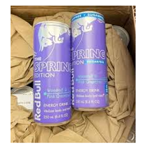 Venta al por Mayor de Red Bull Edición Primavera 2025, Sabor Fresa Silvestre y Pomelo Rosa, Latas de 250ml (12 Unidades), 80mg de Cafeína por Lata, Distribuidores - Product Image 2