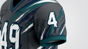 Camiseta de Fútbol Americano de Manga Corta Transpirable con Diseño Personalizado al por Mayor, Impresa con el Logotipo OEM para Venta en Línea - Product Image 3